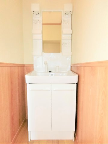 長生郡一宮町一宮のアパートの洗面所