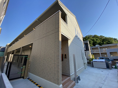 【外観】 | ル・ソレイユ/菅馬場 | 2022年6月完成予定！ワンちゃんと一緒に暮らせるダイワハウス施工の新築アパート♪南武線「稲田堤」駅・京王線「京王稲田堤」駅より徒歩圏内です☆