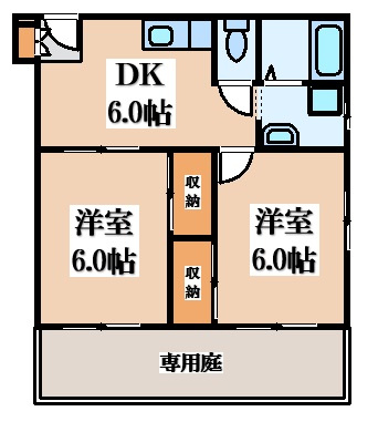 【間取り】 | ロゼッリーナ灰塚