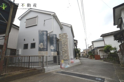 【前面道路含む現地写真】 | 海老名市大谷北4丁目　新築戸建て　 全1棟　【仲介手数料無料】