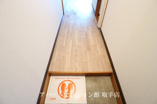 ラフォーレ白山の玄関