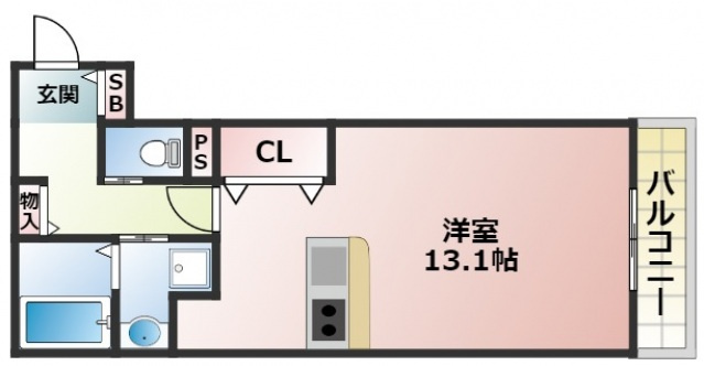 クリエオーレ西堤の間取り
