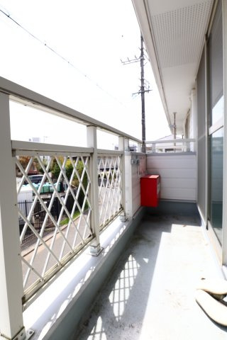 ハイツパルテールのバルコニー