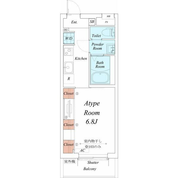 リブリ・グランステート野田新町　　刈谷市の賃貸ならクラスホーム刈谷店の間取り