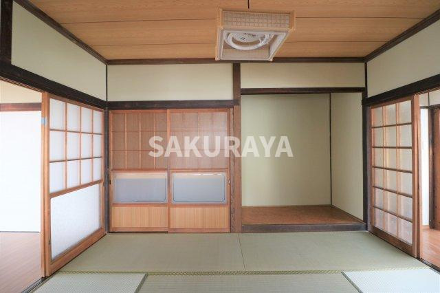 初谷方貸家の和室|現況と異なる場合があります。