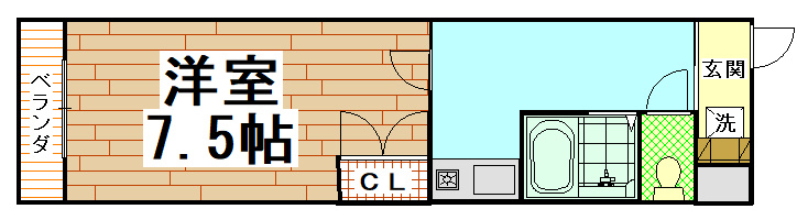 ラポール友愛Ⅱの間取り