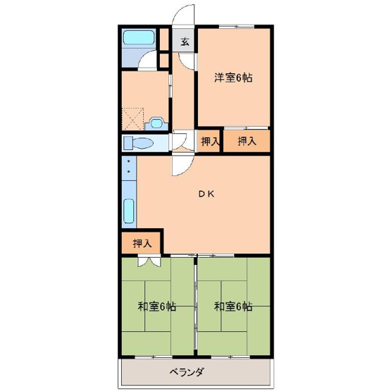 【間取り】 | 青南ハイツ