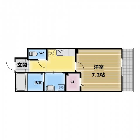 【間取り】 | ネオ・グランツ高井田 | 使いやすい間取りです