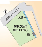 鴻巣市新井　売地の画像