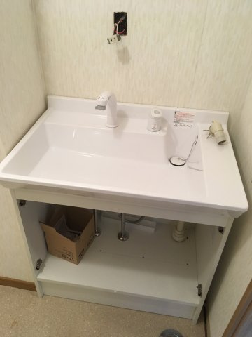 シャンティの洗面所|使いやすい洗面所です