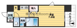 【間取り】 | ジュネーゼグラン心斎橋東