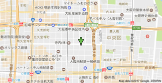 【地図】 | ジュネーゼグラン心斎橋東