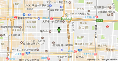 【地図】 | ジュネーゼグラン心斎橋東