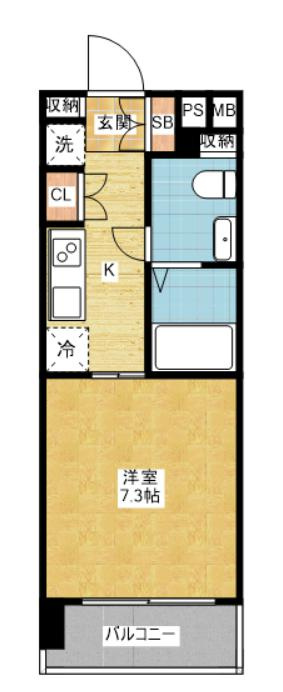 YS上前津｜名古屋市の賃貸ならMy賃貸の間取り|YS上前津