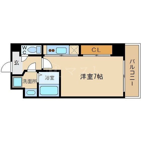 S-RESIDENCE難波Viale(ビアーレ)の間取り