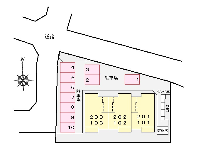 シュテイル・レジデンスの区画図
