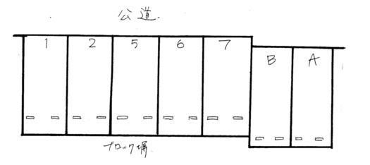 パーキングＫの区画図