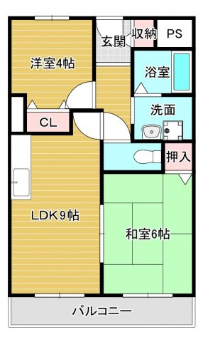 ヴィラ狭山の間取り