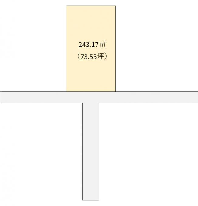 海南市船尾・土地・56714の区画図