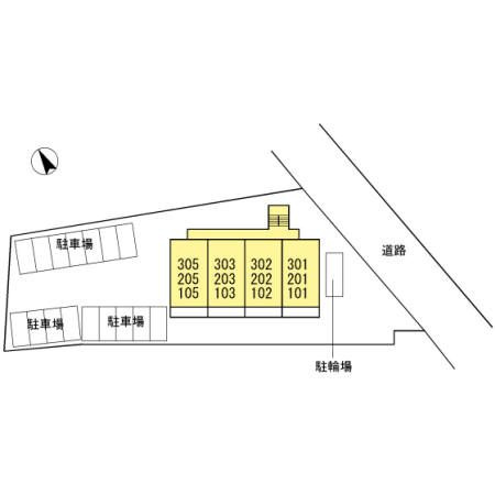 サクセス桜井　　刈谷市近郊の賃貸はクラスホーム刈谷店の区画図