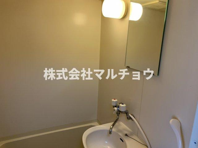 リバーサイドの洗面所|広い洗面スペース