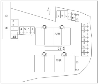 【駐車場】 | カサソレアーダ　Ⅰ　岡崎市欠町