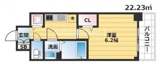 【間取り】 | プレサンス北浜パレス