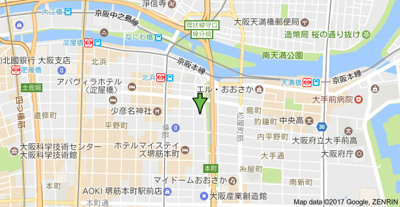 【地図】 | プレサンス北浜パレス