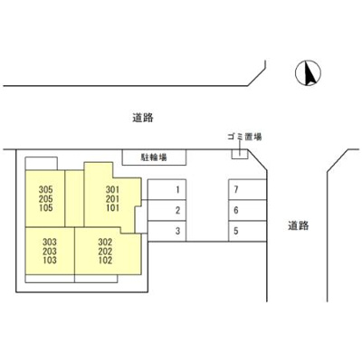 【区画図】 | D-roomN・KⅡ
