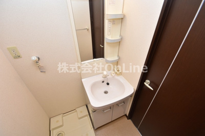 【独立洗面台】 | アルベージュ八戸ノ里Ⅱ番館