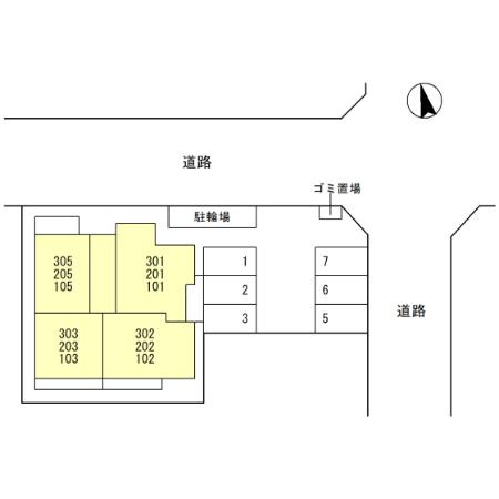 【区画図】 | D-roomN・KⅡ