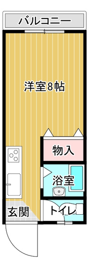 【間取り】 | ワンルーム友