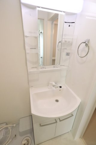 amenity新杉田の洗面所