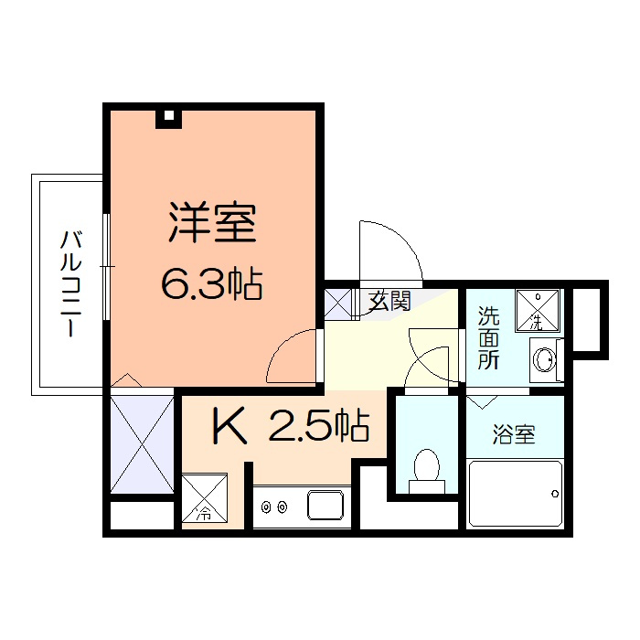 amenity新杉田の間取り