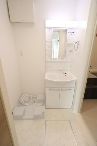 amenity新杉田の洗面所