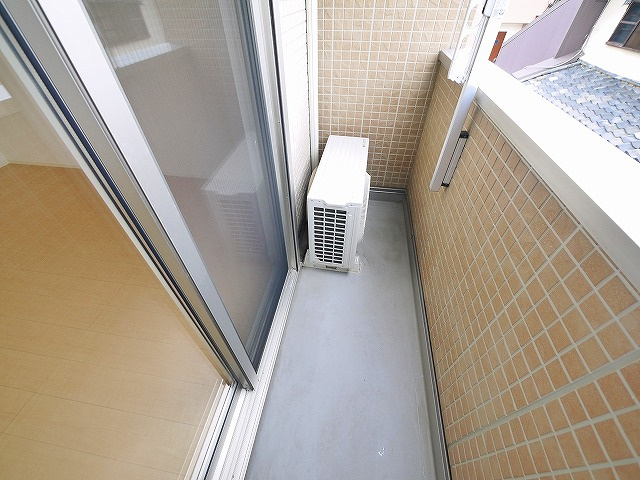 ウィット郡山のバルコニー|広々としたバルコニーです