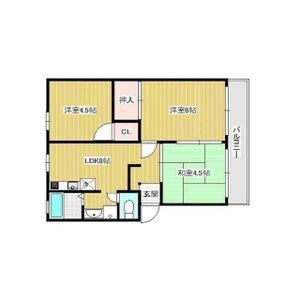 【間取り】 | サンライズ曽根西ハイツ