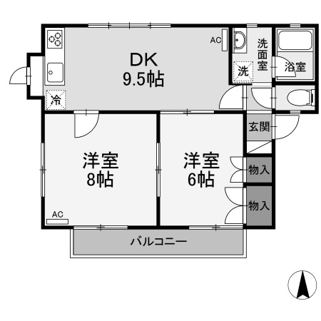 【間取り】 | GTハイツ　５