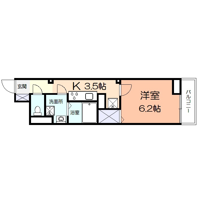 amenity新杉田の間取り