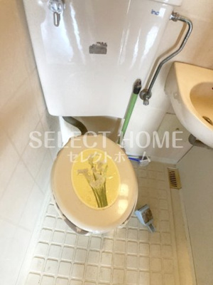 【トイレ】 | 本間アパートＥ | 落ち着いた色調のトイレです