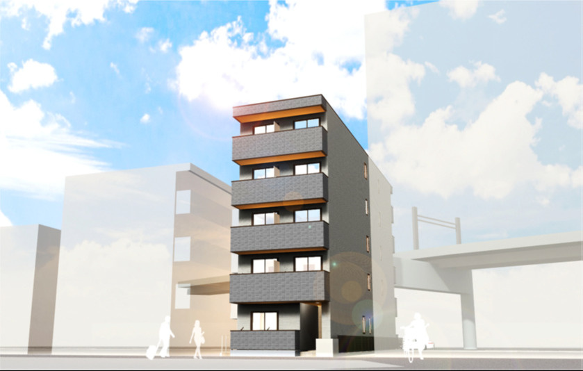 amenity新杉田の外観パース