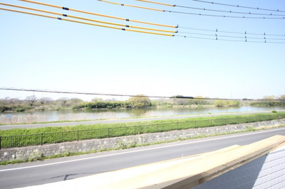 【展望】 | 三郷市番匠免全2棟　1号棟3190 | 目の前には中川がございます