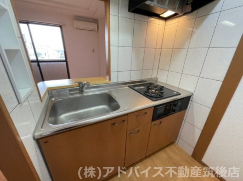 筑後市大字上北島の賃貸マンションのキッチン
