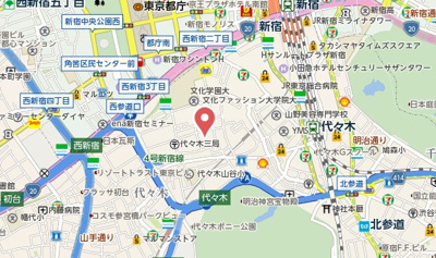 【地図】 | 代々木コーポラス | コムハウジングにおまかせください！０３－３３７６－４６９４