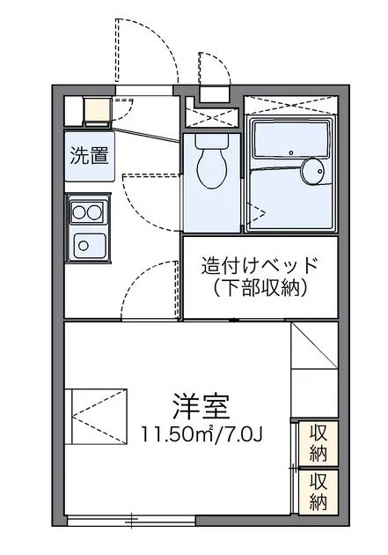 【間取り】 | ヒルズ　笹下