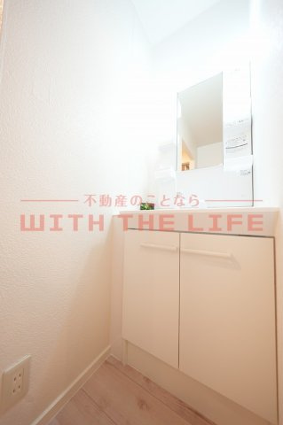 グレースコーポ合川【キャッシュバック対応物件】の独立洗面台|独立洗面台で身支度をすべて済ませてしまいましょう