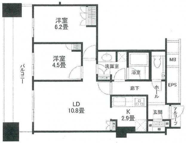 【間取り】 | ザ・なんばタワー