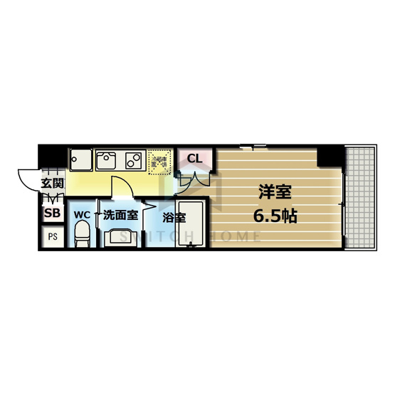 【間取り】 | オズレジデンス今里SOUTH