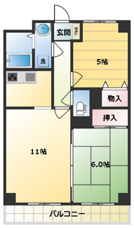 【間取り】 | スカイビュウ１１