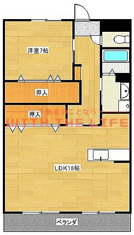 サンヒルズ花畑【キャッシュバック対象物件】の間取り
